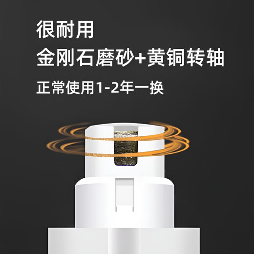 CLCEY German Pet Nail Grinder Electric Pet Polishing Rechargeable Cat Nail Clipper Artifact Kitten Catch Novice Pliers Blue Enhanced Model with Light 500mA+ Replacement Grinding Head