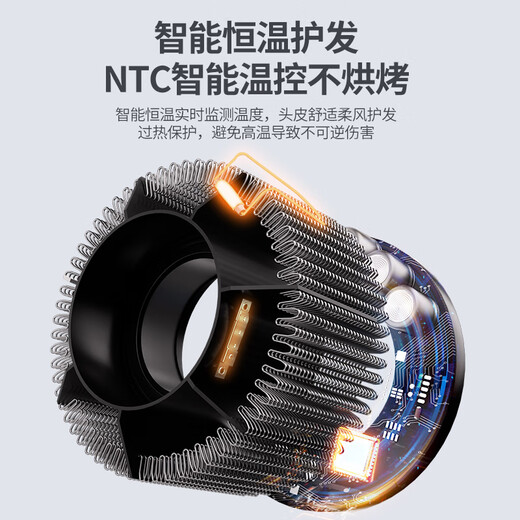 Syouran high-speed leafless hair dryer household negative ion silent high-power hair care hair dryer for men and women to blow hair hotel special hair dryer curling set high-speed hair dryer 2025 new mint youth national 3C certification, 2025 new model