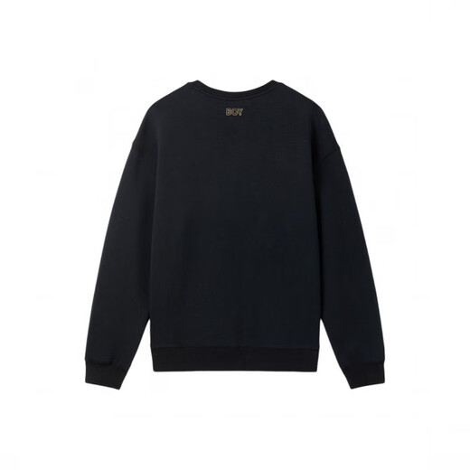 BOY LONDONBoyLondon hot diamond pullover casual letter drop shoulder long-sleeved sweatshirt for men and women, black XS
