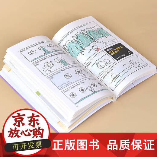 Véritable <J’aime tellement l’anglais ! Apprenez l'anglais avec des bandes dessinées hilarantes > 1 volume au total. Un livre d'histoires anglais hilarant que les enfants et les adultes adorent lire. Règles de prononciation de 26 lettres. Plus de 800 mots couramment utilisés pour les débutants. Plus de 1000 phrases de scènes de bandes dessinées.