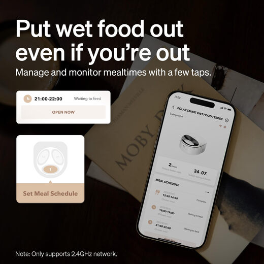 PETLIBRO automatic cat feeder wet food stainless steel