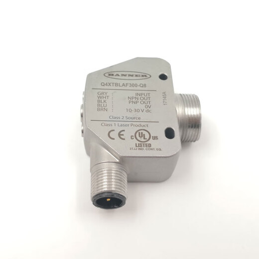 Q4XTBLAF300-Q8 ranging displacement sensor side hole machine laser probe sensor Q4XTBLAF100-Q8 (new engineering surplus) 4