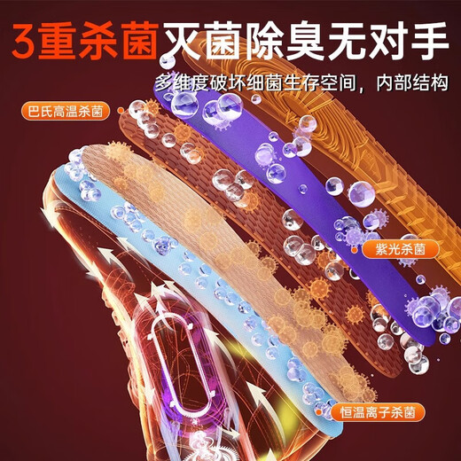 Shoe dryer, shoe drying, disinfection, deodorization and sterilization all-in-one machine, wet and dry smart shoe dryer, portable home, double arms, constant temperature + automatic power off