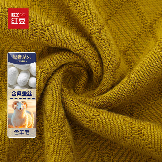 Red bean mulberry silk wool sweater women's knitted cardigan short loose fragrance style bottoming top round neck sweater jacket