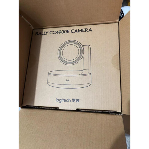 罗技（Logitech）CCe 4K大型会议摄像头商务办公USB广角高清90度 原装 盒装罗技cc4900e联保2年+专用发票