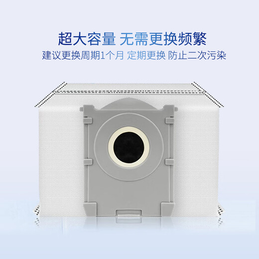 Shuangwei adapts to Ecovacs dust bag with T80S/T80/T50PRO/T50S/T50MAX/N50/X8/X9/X9PRO 5-pack KWS dust bag-T80