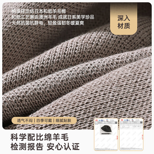 Hengyuanxiang beret women's autumn and winter new Japanese paper wool retro octagonal hat versatile fashion temperament painter hat camel one size