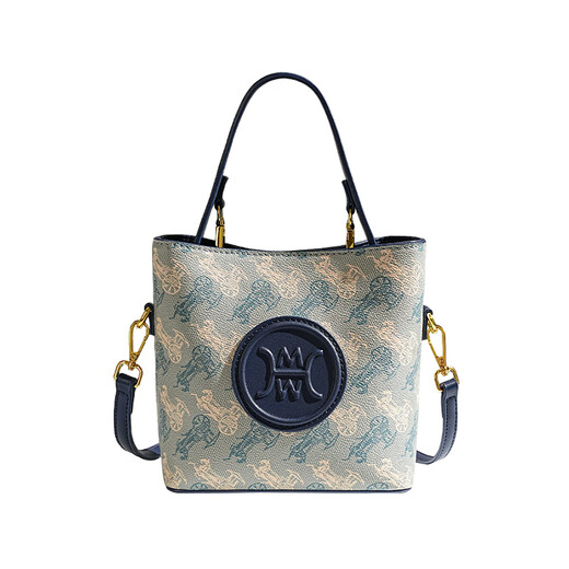 
JACOPONNUS Jacobang Bucket Bag Women's Crossbody 2025 New High-end Light Luxury Niche Old Flower Commuter Handmade Vegetable Basket Bag Carriage Royal Blue Ordinary Packaging