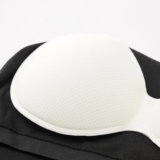 IEF/Aiyifu Chest Wrap 2025 Early Autumn New Korean Style Simple Solid Color Inner and Outerwear Vest Top with Breast Pad Black One Size