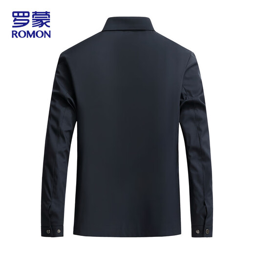 ROMON executive jacket men's autumn and winter business casual lapel jacket trendy tops men's khaki XL