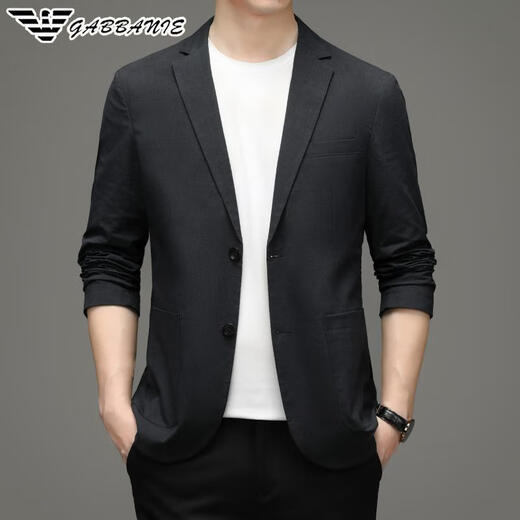 FALAMONE Armani Casual Thin Suit Men's Spring and Autumn Casual Western-style Korean Style Business Uniform Men's Suit Jacket AGM/6629920 Bean Green M 170