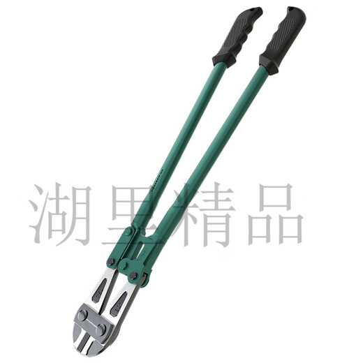 Green forest bolt cutters, wire cutters for cutting steel bars, special scissors for wire cutters, powerful shearing pliers, steel bar cutting pliers, super hard and labor-saving bolt cutters 18 inches, cutting iron like mud (1.519kg