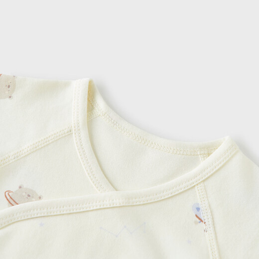 Tongtai (TONGTAI) baby kimono suit spring and autumn pure cotton newborn clothes newborn baby monk suit full moon suit blue 59cm