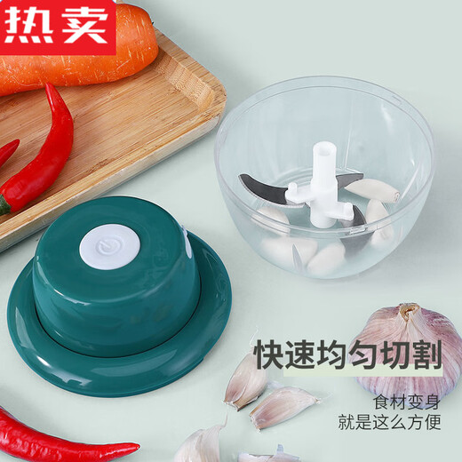 MZXM Japan imported quality household electric garlic beater garlic artifact small meat grinder garlic mincer garlic pounder cooking small electric garlic beater 200