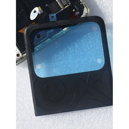 Huawei (HUAWEI) adapts to novaFlip folding mobile phone glass back cover original disassembly of the original rear shell upper and lower shell screen nova Flip original disassembly small screen (pink)