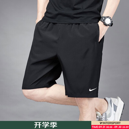 Nike (Nike) Herrenhose 2025 Sommer Neues lose Fitness-Traking-Training Sport Fast Dry Marathon Shorts DV9858-010/Show Fotos zur Rückkehr 5 xl (180/84a)