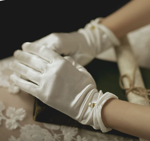 Guantes rojos de la novia casada xiuhe vestido de novia rojo xiuhe vestido de novia etiqueta etiqueta retro estilo corto