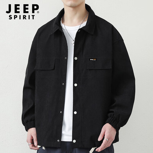 JEEP SPIRIT Jeep jacket men's winter velvet jacket men's windproof clothes versatile men's warm tops men's clothing
