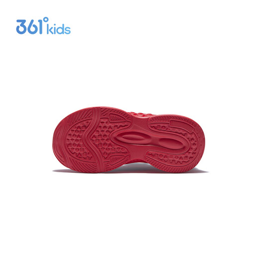 361 Air-permeable 6.0 children's running shoes 25 winter men's and women's small, medium and large children's soft cushioning knob sports shoes red 32