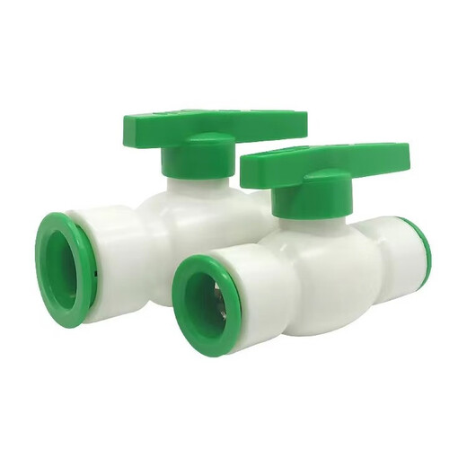 Masifo ppr hot melt-free ball valve quick-connect water pipe ball valve accessories straight-in direct accessories 6-point integrated ball valve