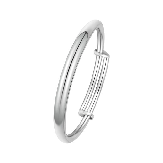 BOC Billion Gold PT950 push-pull glossy platinum bracelet for women, platinum ring, live birthday, Valentine's Day gift for girlfriend, platinum push-pull bracelet, gold weight is about 20g