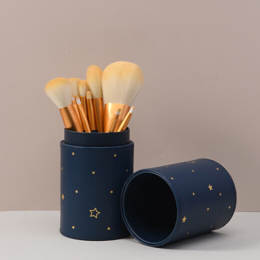 Brush 12-piece makeup brush set portable makeup brush set soft-bristled blusher eyeshadow brush beauty tool 12-piece Ertuo+ Starry Bucket 12-piece Ertuo+