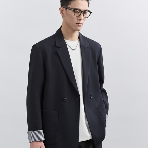 Earl Joel Casual Blazer Men's Suit's Men's High Deay Single Casual Wear Formal Wear Spring and Automne Loose Western Thin Style Engagement
