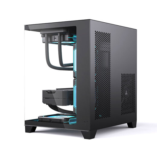 AMD Ryzen 7500F 7700/5060/5070 game console computer desktop assembly computer host DIY complete machine assembly sea view room chassis configuration one 7500F/16G/500G