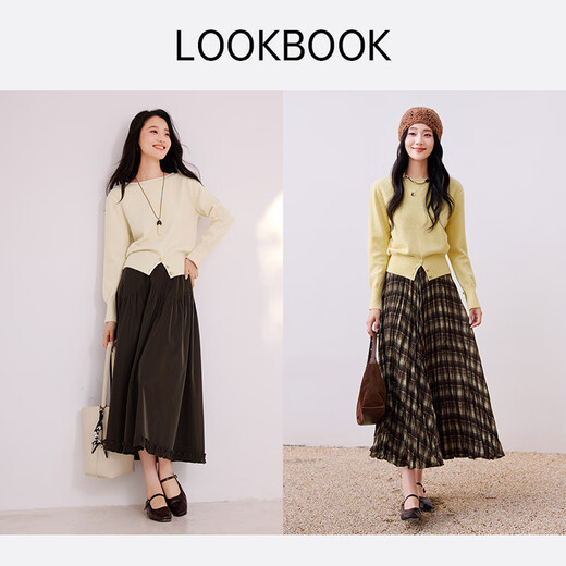 Xiangying French one-neck sweater women's long-sleeved 2025 winter new style waist loose lazy white sweater Lubai S 155/80A/85-95Jin Jin equals 0.5 kg