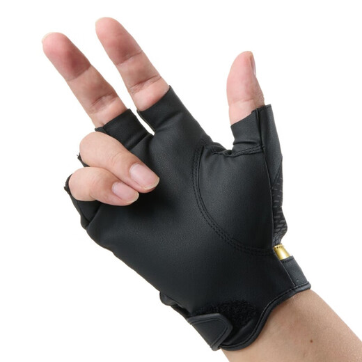 SHIMANO NEXUS fishing gloves GL-170Y with 3 fingers exposed/GL-171Y with 5 fingers exposed, made in Indonesia, red, L size (GL-170Y with 3 fingers exposed)