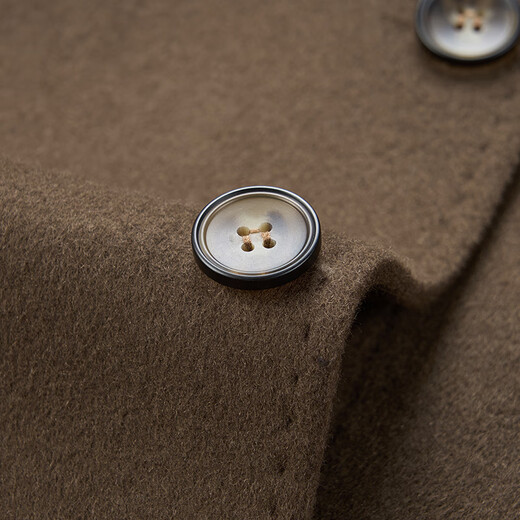 Pierre Cardin double-sided woolen mid-length wool coat for men autumn and winter new warm woolen coat jacket men's brand men's clothing 6807 medium slit - Navy L 175 size - suitable for weight 125-140Jin Jin is equal to 0.5 kg