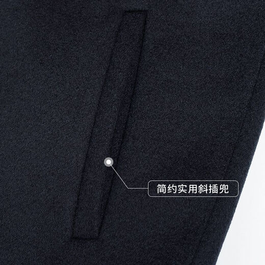 Fazeya Hengyuanxiang Group high-end cashmere stand-collar jacket men's slim fit goose down liner casual woolen woolen jacket short coffee gray M (170) (recommended 105-125Jin Jin equals 0.5 kg)