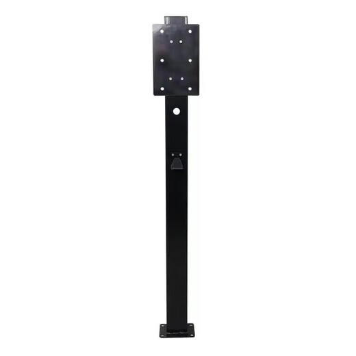 Tanbeiman New Energy Electric Vehicle Charging Pile Column Bracket Thickened Universal Outdoor BYD Ideal Xpeng Weilai Tesla Parking Lot Charging Fixture 1.5 Meter Black Column + Backplate + Hook