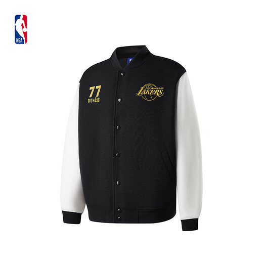 NBA 洛杉矶湖人卢卡东契奇球队文化系列夹克 篮球运动外套 腾讯体育 3XL