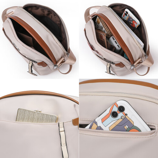 OTHER/Others 2025 New Fashion Versatile Crossbody Bag Women's Flower Pillow Bag Women's Nylon Canvas Bag Shoulder Bag Mom Bag Black_Collect and receive gifts