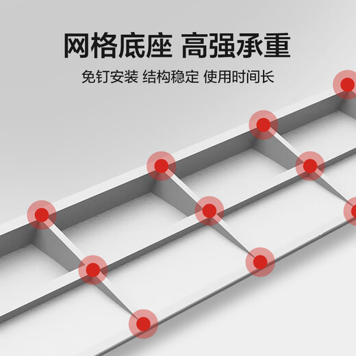 Huixiang indoor step slope mat threshold sweeping robot trolley climbing mat barrier-free ramp mat 100*7*1cm black