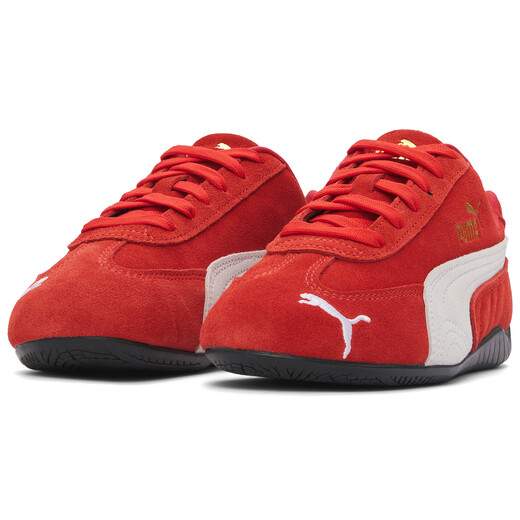 PUMA Speedcat Go OG racing shoes, wear-resistant, low-top training shoes, same style for men and women, flame red, flame red 35.5