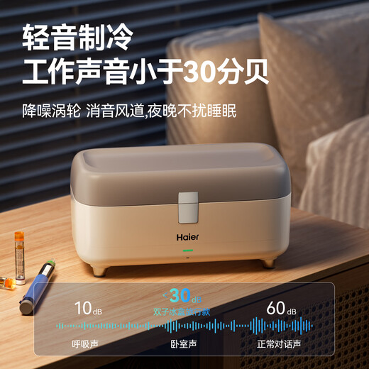 Haier Travel Model Gemini Ice Box Insulin Refrigerator Box Portable Large Capacity Outdoor Household Products Car Refrigerator