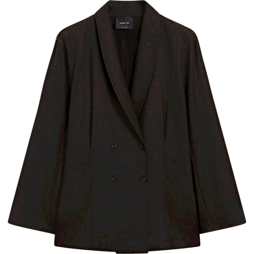 Massimo Dutti Discount Upgrade 2026 Women's Simple Commuting Style High Intelligence Double-breasted Blazer 06040713 Chocolate S (36) (CN 165/84A)