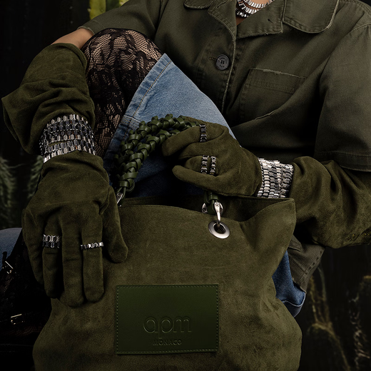 APM Monaco Blue Up and Down Ring Women's Ring Men's Ring Couple's Ring for Girlfriend Blue Size 54