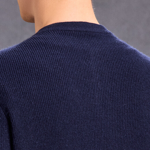 Antonio 100% cashmere Henry collar cashmere sweater for men with delicate touch, warm and skin-friendly sweater for men, upper green L/50(175/92A)