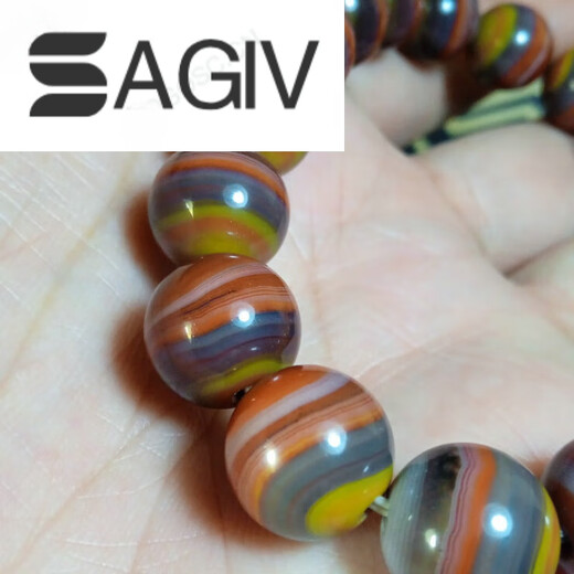 SAGIV2025 Xuanhua Shanggu Warring States Red Agate Bracelet 12mm Collection Grade mm Collection Grade