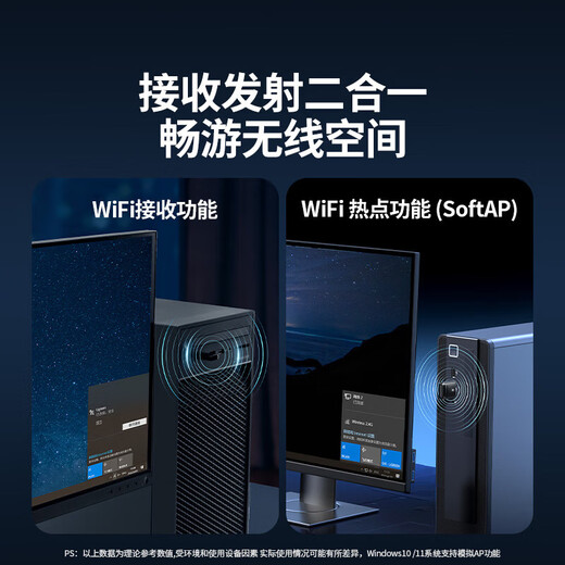 Green Alliance USB-Wireless-Netzwerkkarte, Desktop-Computer, Host, WiFi6, Wireless-Empfänger, Sender, Notebook-Verbindung, externer Netzwerk-Hotspot, Gigabit 5G-Dualband-Signal, treiberfrei, LL42 AX300-WiFi6, heißer Verkauf