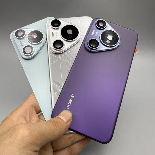 Huawei p70pro+ original back cover P70 original disassembled glass battery cover original mobile phone disassembled case 99 new Pura70 feather yarn black