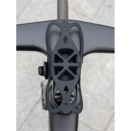 He Jiagong silicone mobile phone strap mobile phone holder bicycle mountain bike road handlebar integrated handlebar P9-orange