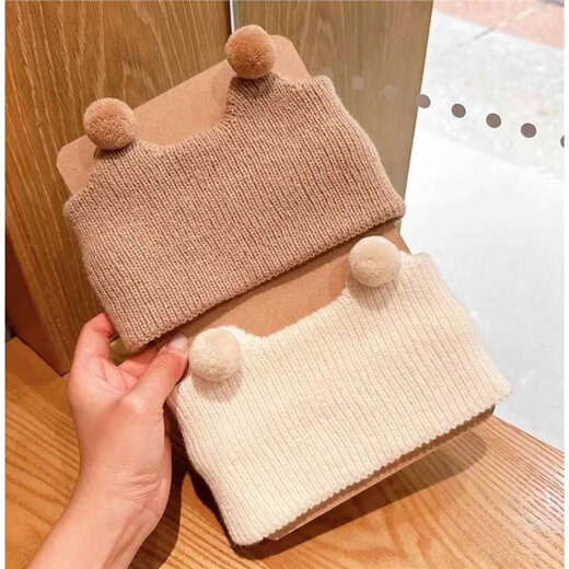 Satiri Running Hat Women's Winter Front Forehead Covering Windproof Headband Warm Cute Sports Cycling Coldproof Headgear Cat Ears (New Style) - Black