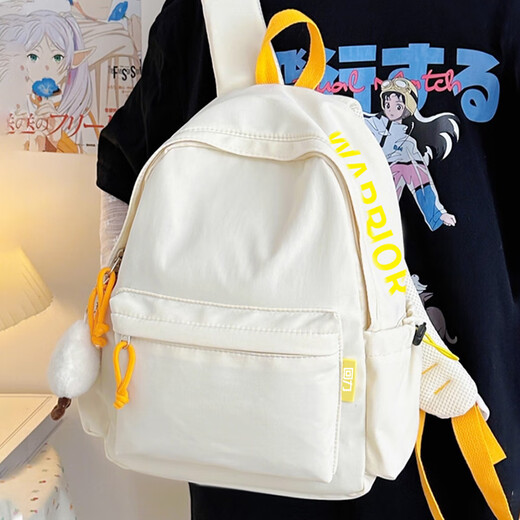 回力书包女初中生高中生新款时尚双肩包大容量简约休闲轻便电脑背包