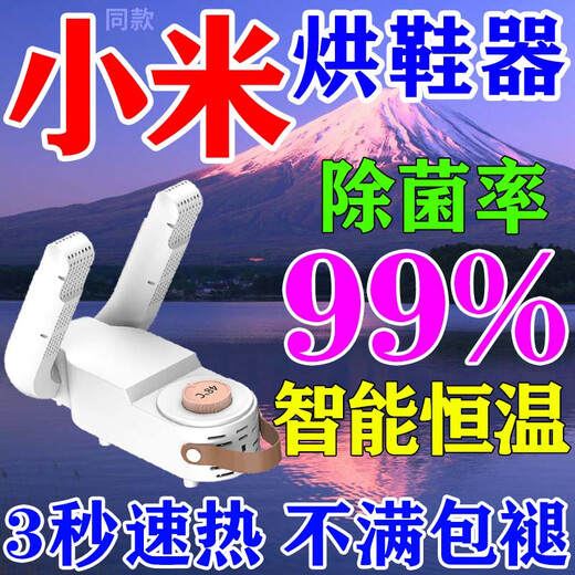 Fully automatic shoe dryer, household sterilization dryer, shoe sterilization and deodorization all-in-one machine, dry and wet dual-use, can dry two pairs, spaceship timing model, timing + fast drying