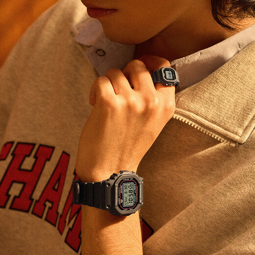 Casio (CASIO) men's and women's rings watches trendy small square adjustable micro hand New Year's gift DWN-5600-1