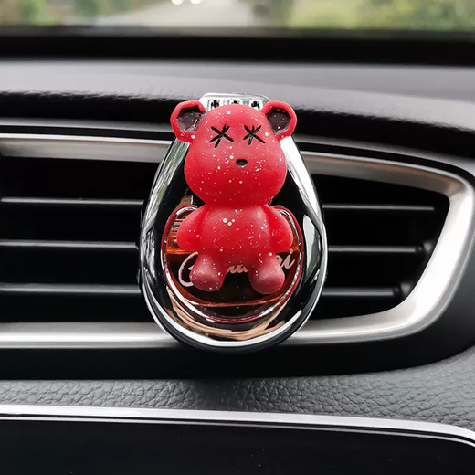 Yusenyi Violent Bear Car Perfume Car Aromatherapy Car Air Conditioning Vent Decoration Car Interior Decoration Long-lasting Light Fragrance Cologne-Purple Violent Bear Cologne-Purple Violent Bear